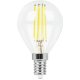 Лампа светодиодная филаментная Feron E14 5W 2700K Шар Прозрачная LB-61 25578