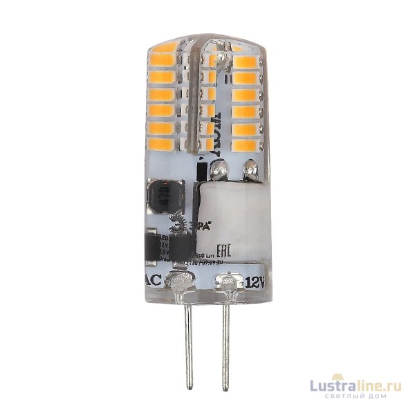 Лампа светодиодная Эра G4 2,5W 2700K LED-JC-2,5W-12V-SLC-827-G4 Б0049089 Лампа светодиодная Эра G4 2,5W 2700K LED-JC-2,5W-12V-SLC-827-G4 Б0049089