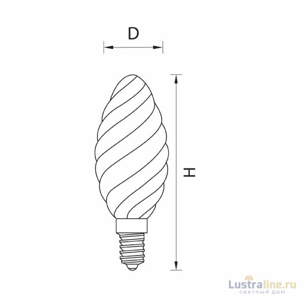 Лампа светодиодная Lightstar E14 6W 4000K 933704