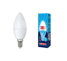 Лампа светодиодная (UL-00003811) Volpe E14 11W 4000K матовая LED-C37-11W/NW/E14/FR/NR Лампа светодиодная (UL-00003811) Volpe E14 11W 4000K матовая LED-C37-11W/NW/E14/FR/NR