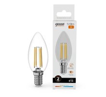 Лампа светодиодная Gauss Filament Elementary E14 8W 2700K 32118