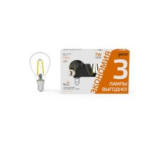 Лампа светодиодная Gauss Filament E14 7W 2700K 105901107T