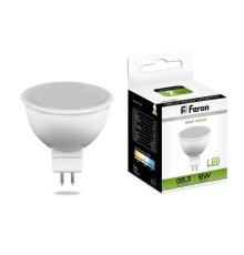 Лампа светодиодная Feron MR16 G5.3 9W 4000K Грибок матовая LB-560 25840
