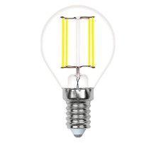 Лампа светодиодная филаментная Volpe E14 6W 3000K прозрачная LED-G45-6W/3000K/E14/CL/SLF UL-00008316