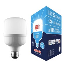 Лампа светодиодная Volpe Norma LED-M80-40W/4000K/E27/FR/NR UL-00006789