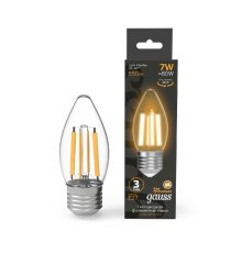 Лампа светодиодная Gauss Filament E27 7W 2700K 103802107