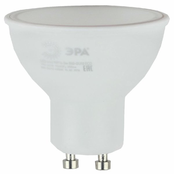 Лампа светодиодная Эра GU10 5W 4000K LED MR16-5W-840-GU10 R Б0050689