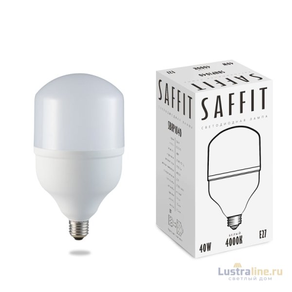 Лампа светодиодная Saffit SBHP1040 E27 40W 4000K 55092