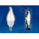 Лампа светодиодная (UL-00002415) Uniel E14 7W 4000K матовая LED-CW37 7W/NW/E14/FR PLP01WH