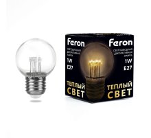 Лампа светодиодная Feron LB-378 E27 1W 2700K 41918