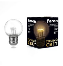 Лампа светодиодная Feron LB-378 E27 1W 2700K 41918