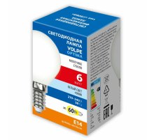 Лампа светодиодная Volpe Optima LED-G45-6W/4000K/E14/FR/SLF UL-00008315