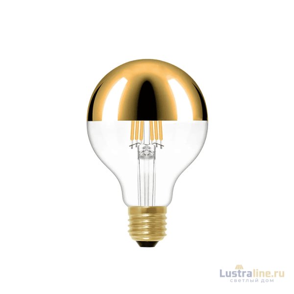 Лампа светодиодная Loft IT E27 6W 2700K золотая G80LED Gold