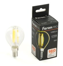 Лампа светодиодная Feron LB-1708 E14 8W 2700K 51259