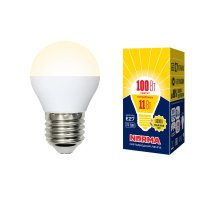 Лампа светодиодная (UL-00003835) Volpe E27 11W 3000K матовая LED-G45-11W/WW/E27/FR/NR Лампа светодиодная (UL-00003835) Volpe E27 11W 3000K матовая LED-G45-11W/WW/E27/FR/NR