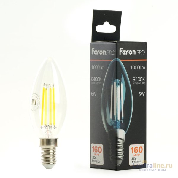 Светодиодная лампа Feron LB-1206 E14 6W 6400K 51246 Светодиодная лампа Feron LB-1206 E14 6W 6400K 51246
