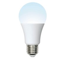 Лампа светодиодная (UL-00002381) Uniel E27 10W 4000K матовая LED-A60-10W/NW/E27/FR/12-24V PLO55WH