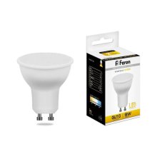 Лампа светодиодная Feron MR16 GU10 9W 2700K Грибок матовая LB-560 25842 УЦ