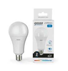 Лампа светодиодная Gauss E27 30W 6500K груша матовая 73239