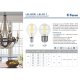 Лампа светодиодная филаментная Feron E27 9W 2700K Шар Прозрачная LB-63 25631