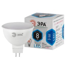 Лампа светодиодная Эра GU5.3 8W 4000K LED MR16-8W-840-GU5.3 Б0020547