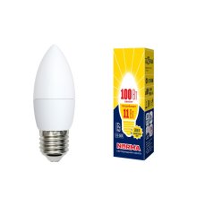 Лампа светодиодная (UL-00003815) Volpe E27 11W 3000K матовая LED-C37-11W/WW/E27/FR/NR
