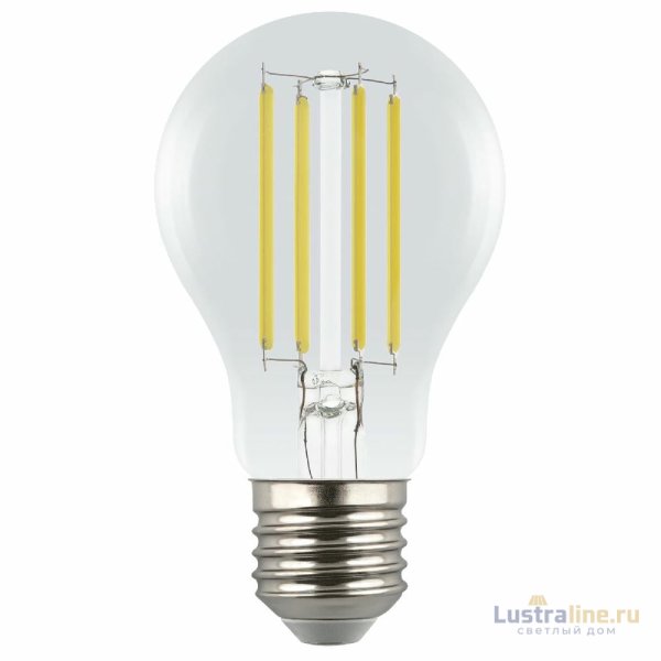 Лампа светодиодная филаментная Uniel LED-A60-5W/4000K/E27/CL GLY01TR UL-00011933