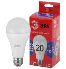 Лампа светодиодная Эра E27 20W 6500K LED A65-20W-865-E27 R Б0045326