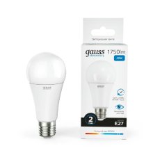 Лампа светодиодная Gauss E27 20W 6500K матовая 23239