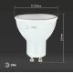 Лампа светодиодная Эра GU10 8W 4000K LED MR16-8W-840-GU10 Б0036729