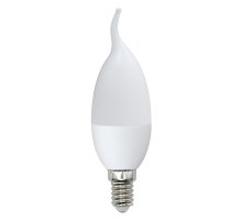 Лампа светодиодная (UL-00003809) Volpe E14 9W 3000K матовая LED-CW37-9W/WW/E14/FR/NR
