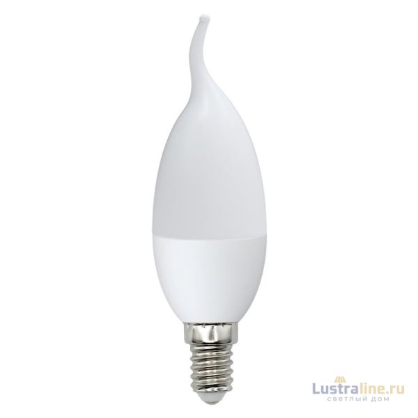 Лампа светодиодная (UL-00003809) Volpe E14 9W 3000K матовая LED-CW37-9W/WW/E14/FR/NR Лампа светодиодная (UL-00003809) Volpe E14 9W 3000K матовая LED-CW37-9W/WW/E14/FR/NR