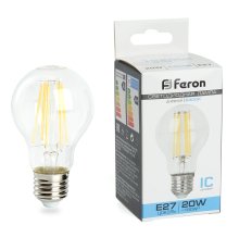Лампа светодиодная Feron LB-620 Шар E27 20W 6400K 48285