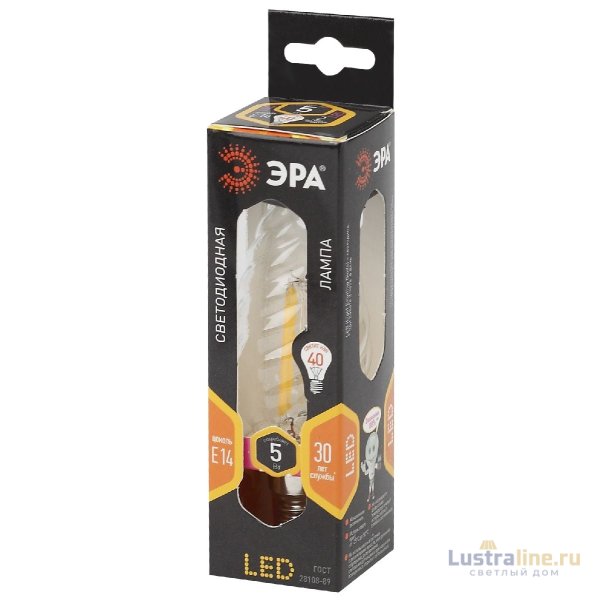 Лампа светодиодная Эра E14 5W 2700K F-LED BTW-5W-827-E14 Б0027935