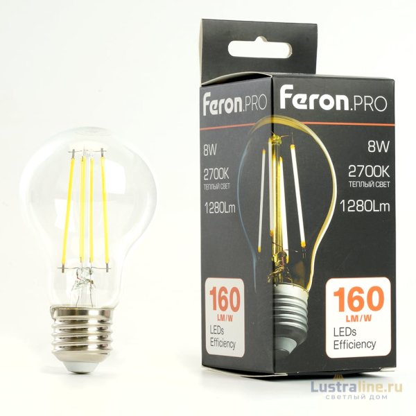 Светодиодная лампа Feron LB-1108 E27 8W 2700K 48892 Светодиодная лампа Feron LB-1108 E27 8W 2700K 48892