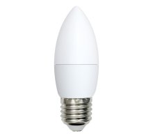 Лампа светодиодная (UL-00003807) Volpe E27 9W 3000K матовая LED-C37-9W/WW/E27/FR/NR Лампа светодиодная (UL-00003807) Volpe E27 9W 3000K матовая LED-C37-9W/WW/E27/FR/NR