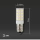 Лампа светодиодная Эра E14 5W 2700K LED T25-5W-CORN-827-E14 Б0033030