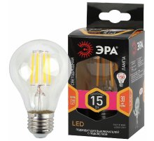 Лампа светодиодная Эра E27 15W 2700K F-LED A60-15W-827-E27 Б0046981 УЦ