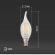 Лампа светодиодная Эра E14 11W 4000K F-LED BXS-11W-840-E14 Б0047002