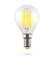 Лампа светодиодная Voltega E14 6W 2800К прозрачная VG10-G1E14warm6W-F 7021