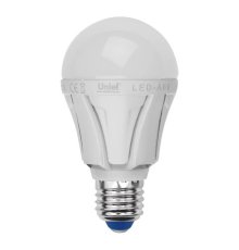 Лампа светодиодная (UL-00001525) Uniel E27 10W 4000K матовая LED-A60 10W/NW/E27/FR PLP01WH