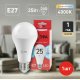 Лампа светодиодная Эра E27 25W 4000K LED A65-25W-840-E27 R Б0048010