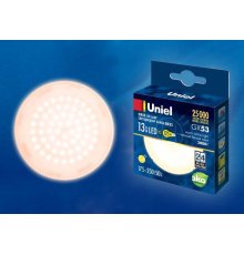 Лампа светодиодная (UL-00003724) Uniel GX53 13W 3000K матовая LED-GX53-13W/WW/GX53/FR PLZ01WH