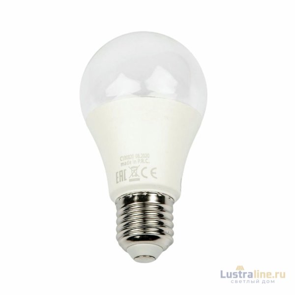 Лампа светодиодная для растений (09645) Uniel E27 9W прозрачная LED-A60-9W/SP/E27/CL ALM01WH
