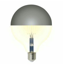 Лампа светодиодная Uniel Sky LED-G125-4W/3000K/E27/CL MIRROR/CHROME PLS02WH UL-00011793