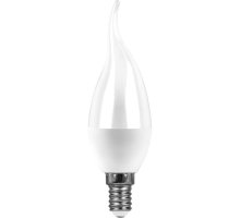 Лампа светодиодная Feron E14 13W 6400K свеча на ветру матовая SBC3713 55175