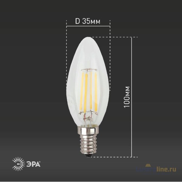 Лампа светодиодная Эра E14 11W 4000K F-LED B35-11w-840-E14 Б0046987 Лампа светодиодная Эра E14 11W 4000K F-LED B35-11w-840-E14 Б0046987