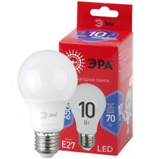 Лампа светодиодная Эра E27 10W 6500K LED A60-10W-865-E27 R Б0045324