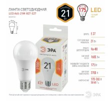 Лампа светодиодная Эра E27 21W 2700K LED A65-21W-827-E27 Б0035331 УЦ