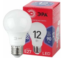 Лампа светодиодная Эра E27 12W 6500K LED A60-12W-865-E27 R Б0045325